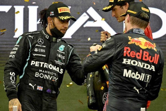 Pódio do GP do Canadá - (crédito: AFP) Pódio do GP do Canadá - (crédito: AFP)