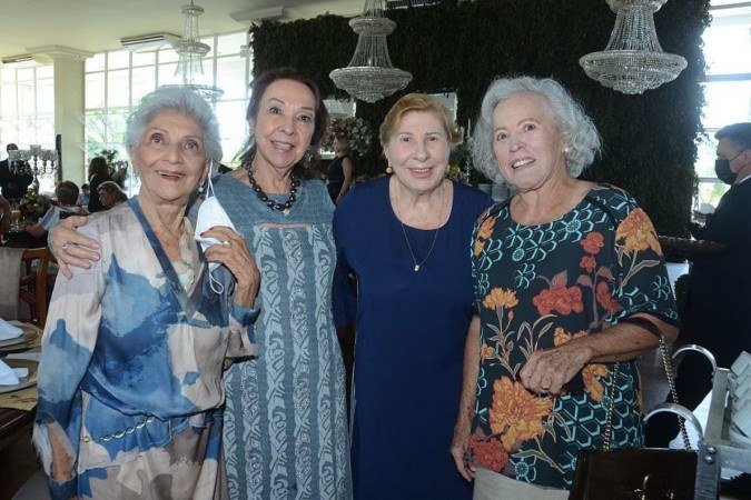 Maria Lúcia Moriconi, Maria Olímpia Gardino, Alice Cascão e Eterna Araújo