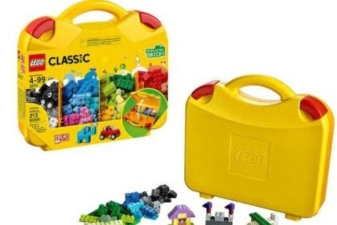 Maleta da Criatividade, 
da Lego Classic (R$ 199,99)