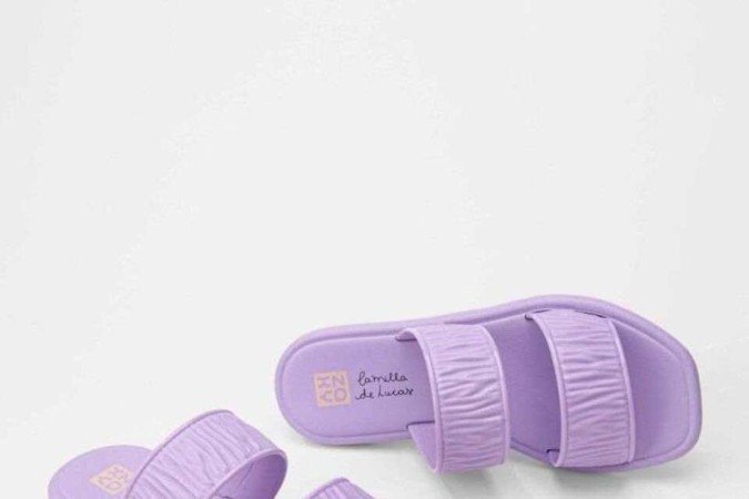 Frescor Slide, da Coleção Zaxy   Camilla de Lucas, da Zaxy (R$ 49,99)