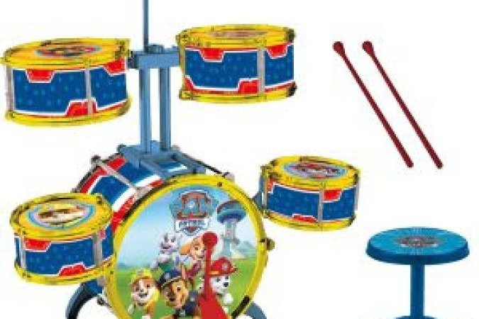 Bateria grande Paw Patrol, da candide (R$ R$ 349,99)