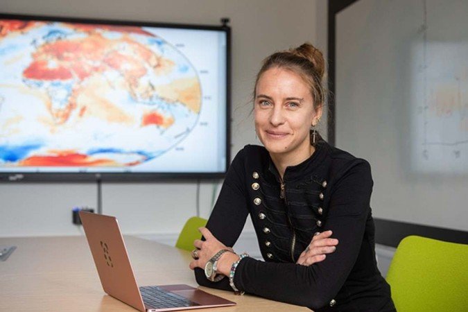 Friederike Otto, climatologista e pesquisadora na Universidade de Oxford, no Reino Unido -  (crédito:  John Cairns/Universidade de Oxford)