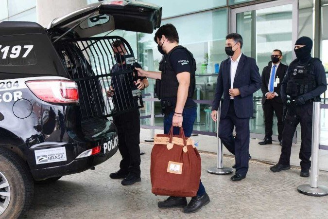  15/12/2021. Crédito: Ed Alves/CB/D.A Press. Brasil. Brasília - DF. Cidades. Ministério Público do Distrito Federal e Territórios (MPDFT) deflagrou a Operação Maré Alta. Alvos Deputado Distrital Reginaldo Sardinha e o empresario Paulo Octavio. Na foto Secretaria de Administração Penitenciária (Siape) do Governo do Distrito Federal, localizada no Setor Bancario Sul. 