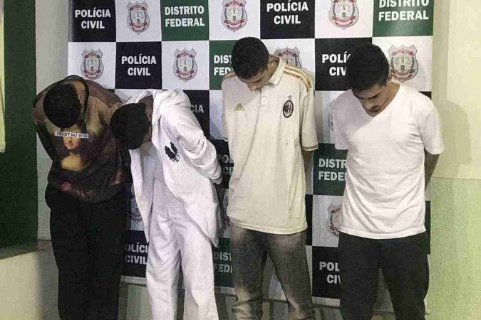 Jovens acusados de matar Renan Rafael da Silva - (crédito: Reprodução) Jovens acusados de matar Renan Rafael da Silva - (crédito: Reprodução)