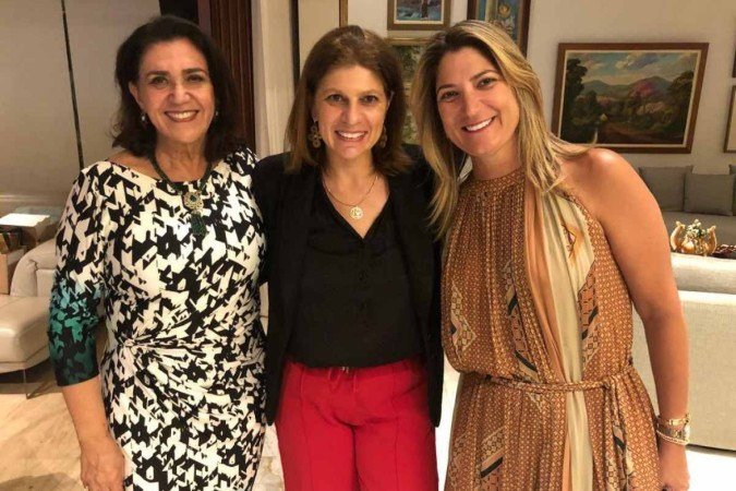  16/12/2021 Crédito: Samanta Sallum/CB.  Capital S/A.  Reunião de Mulheres do Brasil.  Na Foto Irany Proubel, Ilana Trombka e Laura Oliveira