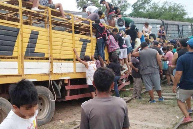 Moradores cometeram pelo menos três infrações no ato: maus-tratos, desrespeito a normas sanitárias e roubo de carga - (crédito: El Liberal/Reprodução) Moradores cometeram pelo menos três infrações no ato: maus-tratos, desrespeito a normas sanitárias e roubo de carga - (crédito: El Liberal/Reprodução)