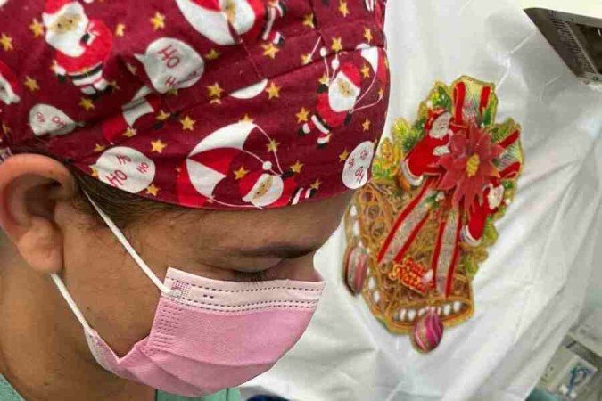 Márdilla participou do ensaio com a bebê Gisely