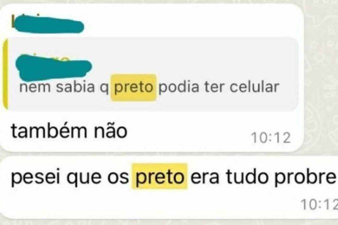 Caso ganhou repercussão no último sábado (18) - (crédito: WhatApp/Reprodução) Caso ganhou repercussão no último sábado (18) - (crédito: WhatApp/Reprodução)