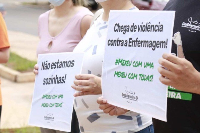 (crédito: Reprodução/Sindicato dos Enfermeiros do DF) (crédito: Reprodução/Sindicato dos Enfermeiros do DF)