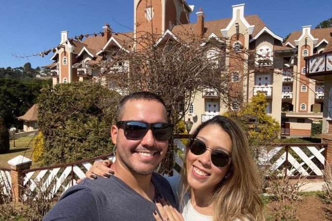 O casal 
Sarah e André Luiz até conseguiu se casar, 
mas deixou vários projetos em suspenso