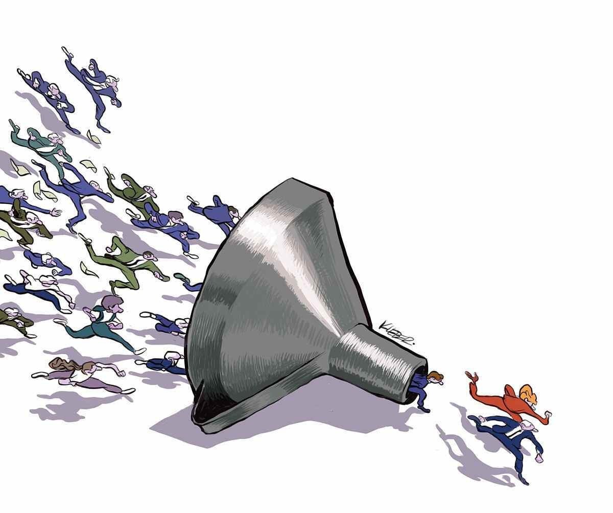 capa trabalho concurso funil