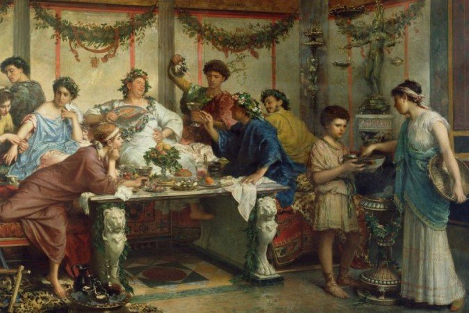 Saturnália era um feriado romano destinado a dar as boas-vindas ao inverno - (crédito: Getty Images) Saturnália era um feriado romano destinado a dar as boas-vindas ao inverno - (crédito: Getty Images)