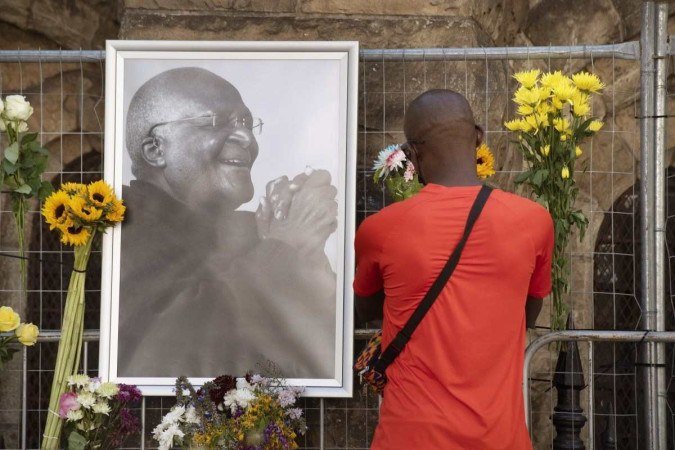 Memorial na Catedral de São Jorge, na Cidade do Cabo
