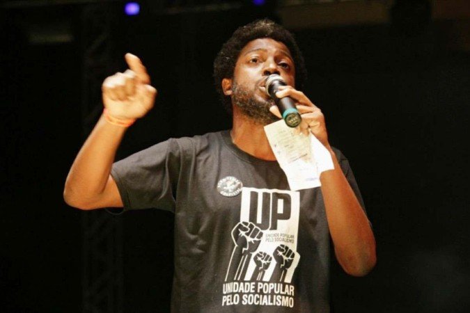  26/12/2021-O presidente nacional da UP e pré-candidato à Presidência da República em 2022 pela sigla, Leonardo Péricles 
