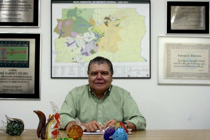  17/12/2021. Crédito: Marcelo Ferreira/CB/D.A Press. Brasil. Brasilia - DF. Entrevista com o secretário do meio ambiente do Distrito Federal José Sarney Filho.