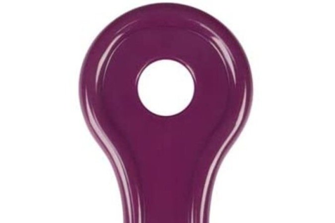 Pente Garfo violeta, Lanossi Beauty & Care (R$ 8,90)