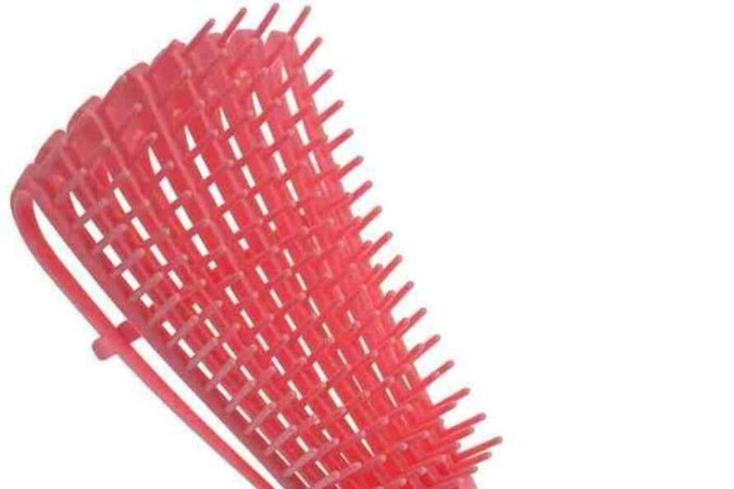 Pente de cabelo desembaraçante ajustável para cabelos cacheados, Leeofty (R$ 42,58)
