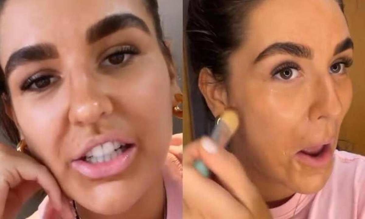 Kéfera erra o tom e exagera no bronzeamento artificial: 'Estou desesperada'