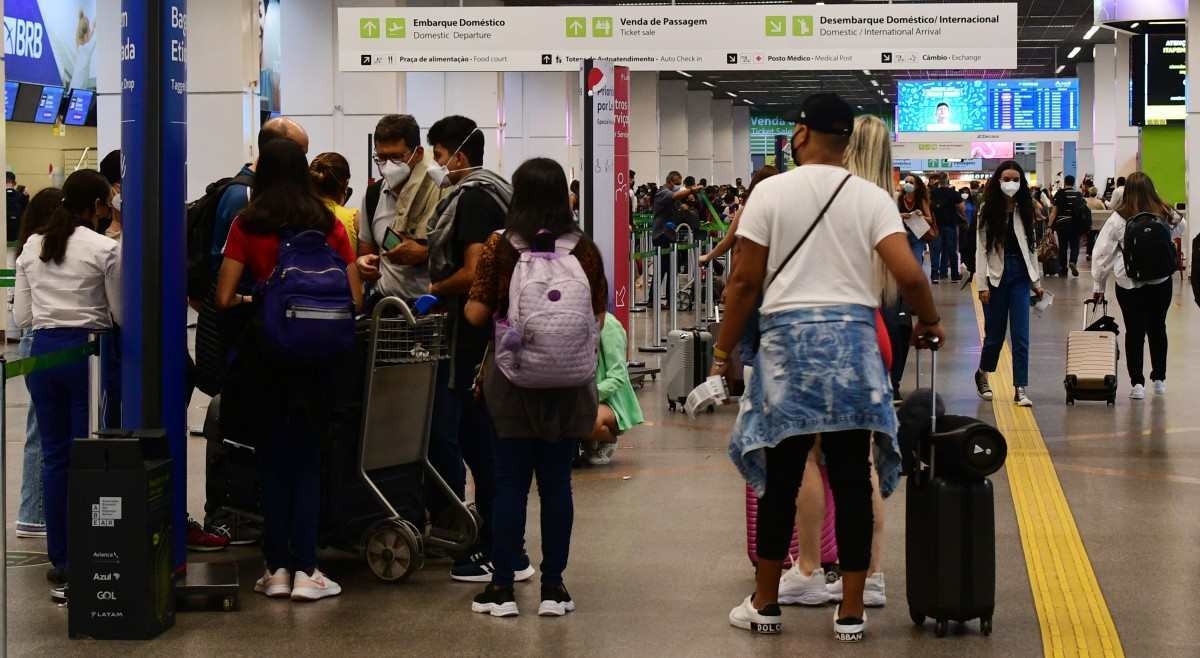 Aeroporto de Brasília espera fluxo de passageiros 20% maior no inverno