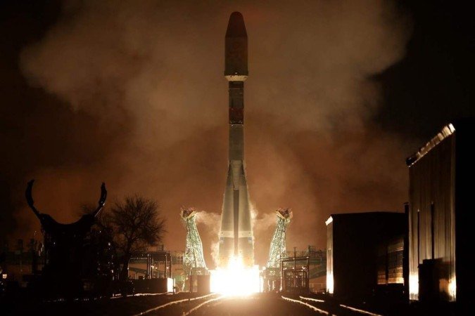 (crédito: IVAN TIM / Russian Space Agency Roscosmos / AFP) (crédito: IVAN TIM / Russian Space Agency Roscosmos / AFP)