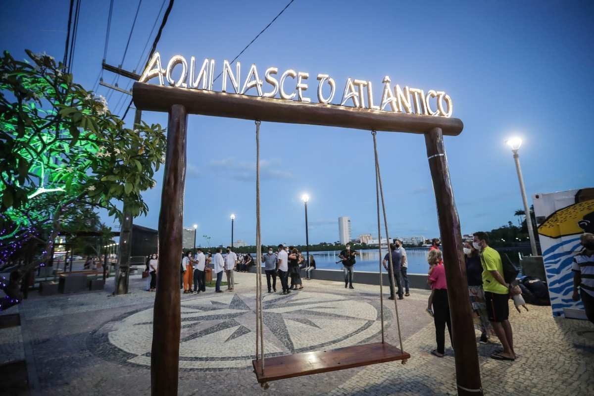 Recife ganha novo cartão postal em homenagem ao Oceano Atlântico