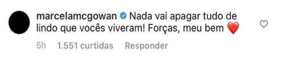 Comentário de Marcela Mc Gowan 