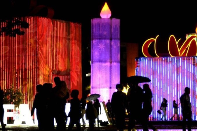  30/12/2021 Crédito: Carlos Vieira/CB. Brasilia Iluminada. Esplanada dos Ministérios. 