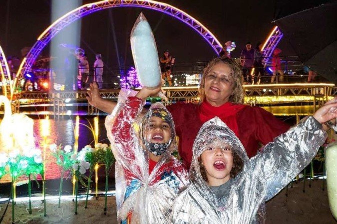  Joana Ribeiro levou a família à Esplanada dos Ministérios