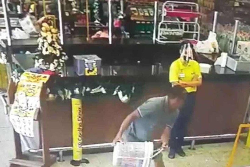 Homem incendeia supermercado durante suposto surto psicótico em Minas Gerais