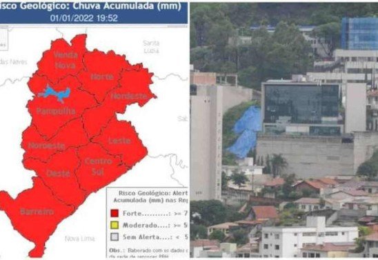 Defesa Civil de BH/Divulgação e Juarez Rodrigues/EM/D.A Press