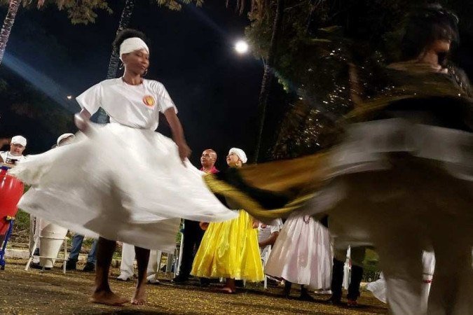 Os orixás ganharam homenagens na noite de ano-novo
