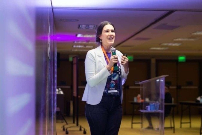 Cecília Barçante, gerente de uma plataforma de educação e empregabilidade
- (crédito: Giselle Fioravante) Cecília Barçante, gerente de uma plataforma de educação e empregabilidade
- (crédito: Giselle Fioravante)