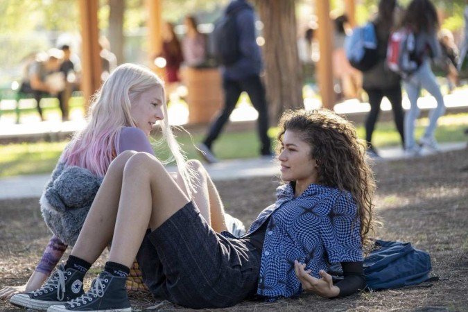 Euphoria trata de questões juvenis sem fugir de tabus - (crédito: HBO/ Divulgação) Euphoria trata de questões juvenis sem fugir de tabus - (crédito: HBO/ Divulgação)