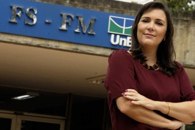  04/01/2022. Crédito: Carlos Vieira/CB/D.A. Press. Brasil. Cidades. Taís Gratieri, pesquisadora e professora de farmácia da Universidade de Brasília, conquistou uma cadeira na Academia Brasileira de Ciências aos 38 anos.