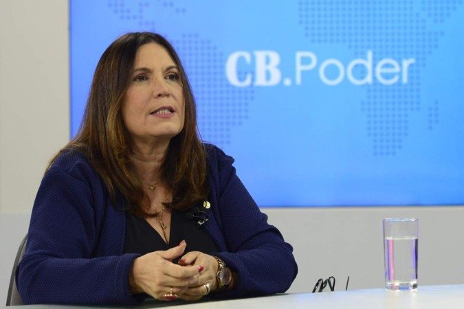  05/01/2022 Crédito: Marcelo Ferreira/CB/D.A Press. Brasil. Brasilia - DF -  CB.Poder Denise Rothenburg entrevista a deputada federal Bia Kicis (PSL/DF).