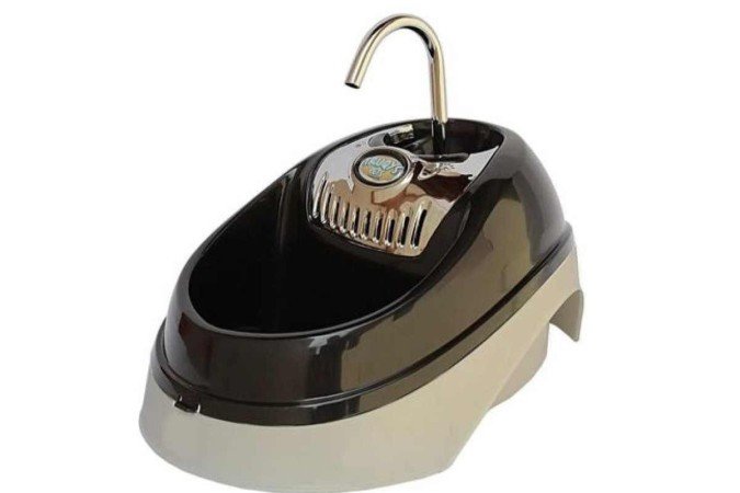 Bebedouro para gato e cachorro, no Carrefour (R$ 139,40)
