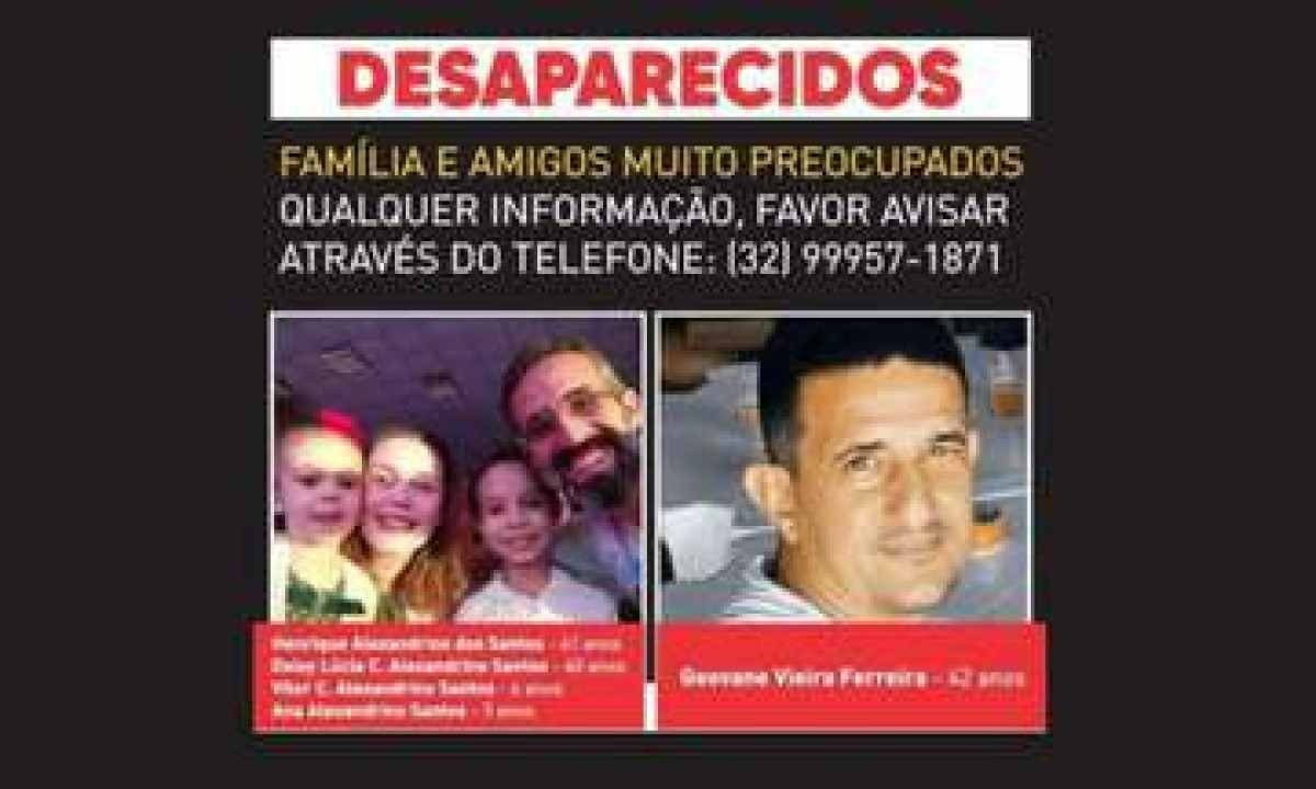 Família divulgou cartaz para encontrar ocupantes do carro