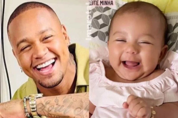 Pai e filha: semelhança entre Léo Santana e Liz impressiona internautas