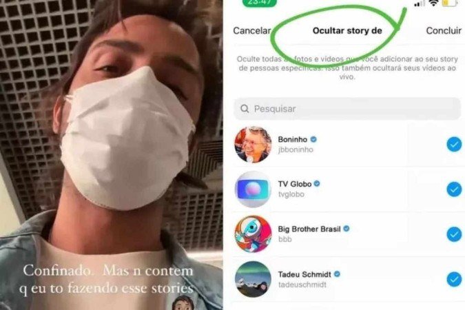 A brincadeira rendeu muita interação com os seguidores - (crédito: Instagram/Reprodução) A brincadeira rendeu muita interação com os seguidores - (crédito: Instagram/Reprodução)