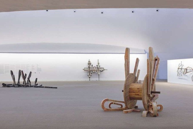 Obra de Rodrigo Sassi no Museu Nacional da República. - (crédito: Jean Peixoto/Divulgação) Obra de Rodrigo Sassi no Museu Nacional da República. - (crédito: Jean Peixoto/Divulgação)