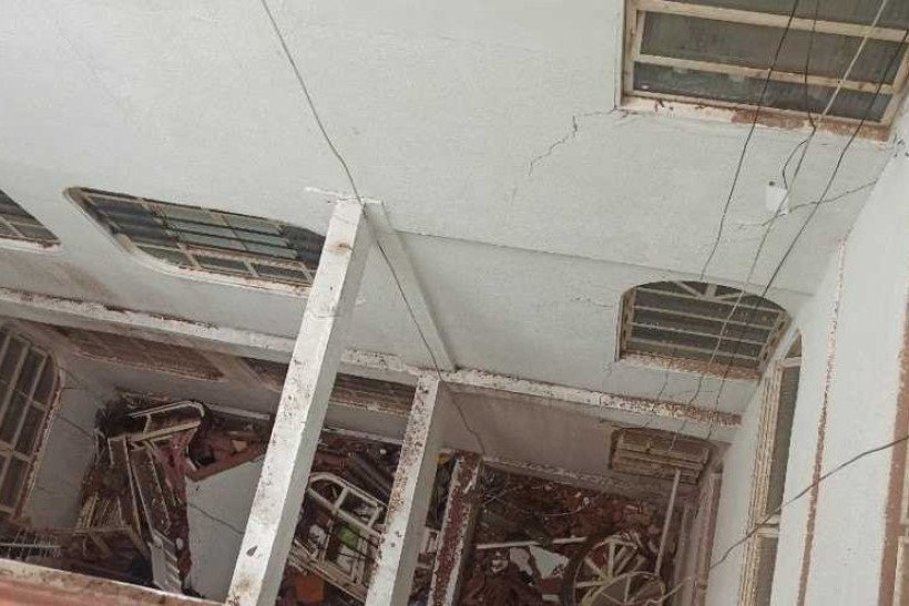 Defesa Civil mostra fotos de vistoria técnica em estragos do prédio que desabou em Taguatinga Sul