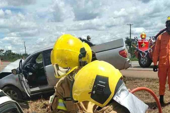 Acidente fatal na BR-080.