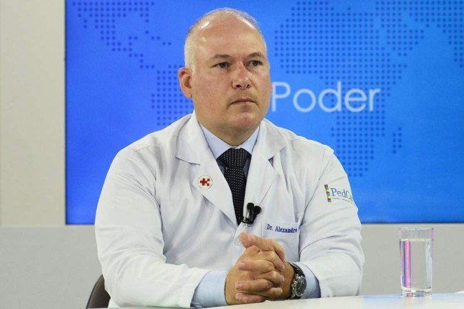  18/01/2022 Crédito: Marcelo Ferreira/CB/D.A Press. Brasil. Brasilia - DF -  CB.Poder entrevista com o pediatra Dr Alexandre Nikoly.