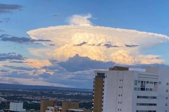 Céu de Brasília nesta terça-feira - (crédito: Arquivo pessoal) Céu de Brasília nesta terça-feira - (crédito: Arquivo pessoal)