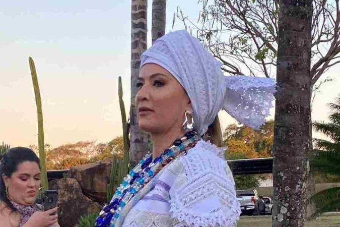 Mãe de santo da Casa Vovó Joaquina, Flávia de Iemanjá