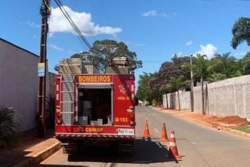 Trabalhador morre ao levar choque enquanto pintava laje de casa no Gama