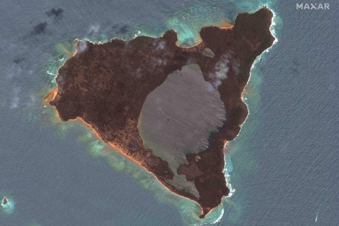 (crédito: Handout / Satellite image ©2022 Maxar Technologies / AFP) (crédito: Handout / Satellite image ©2022 Maxar Technologies / AFP)