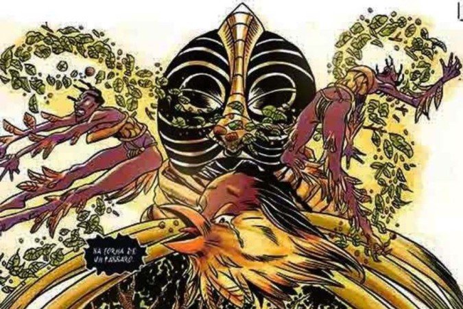 Desenho de Alex Amir para o quadrinho Orixás