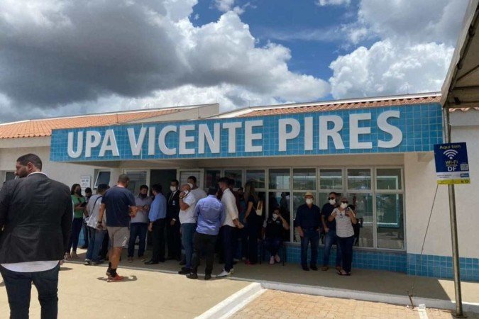 inauguração de UPA em Vicente Pires - (crédito: Bruna Lessa/CB/D.A Press) inauguração de UPA em Vicente Pires - (crédito: Bruna Lessa/CB/D.A Press)