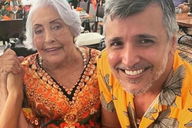 A avó do coração e o neto do coração Régis Rocha